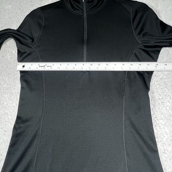 Patagonia 1/4 Zip Capilene Base Layer Pullover Jacket Midweight Women Small Blck - Picture 6 of 13
